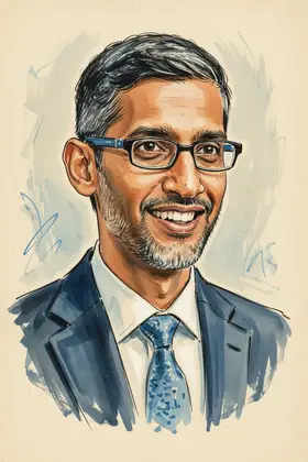 Portrait of Sundar Pichai