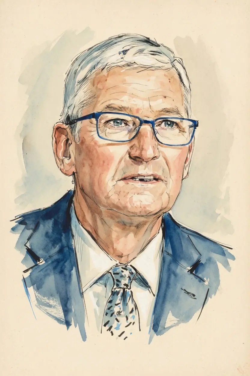 Portrait of Tim Cook