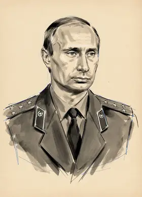 Portrait of Vladimir Putin