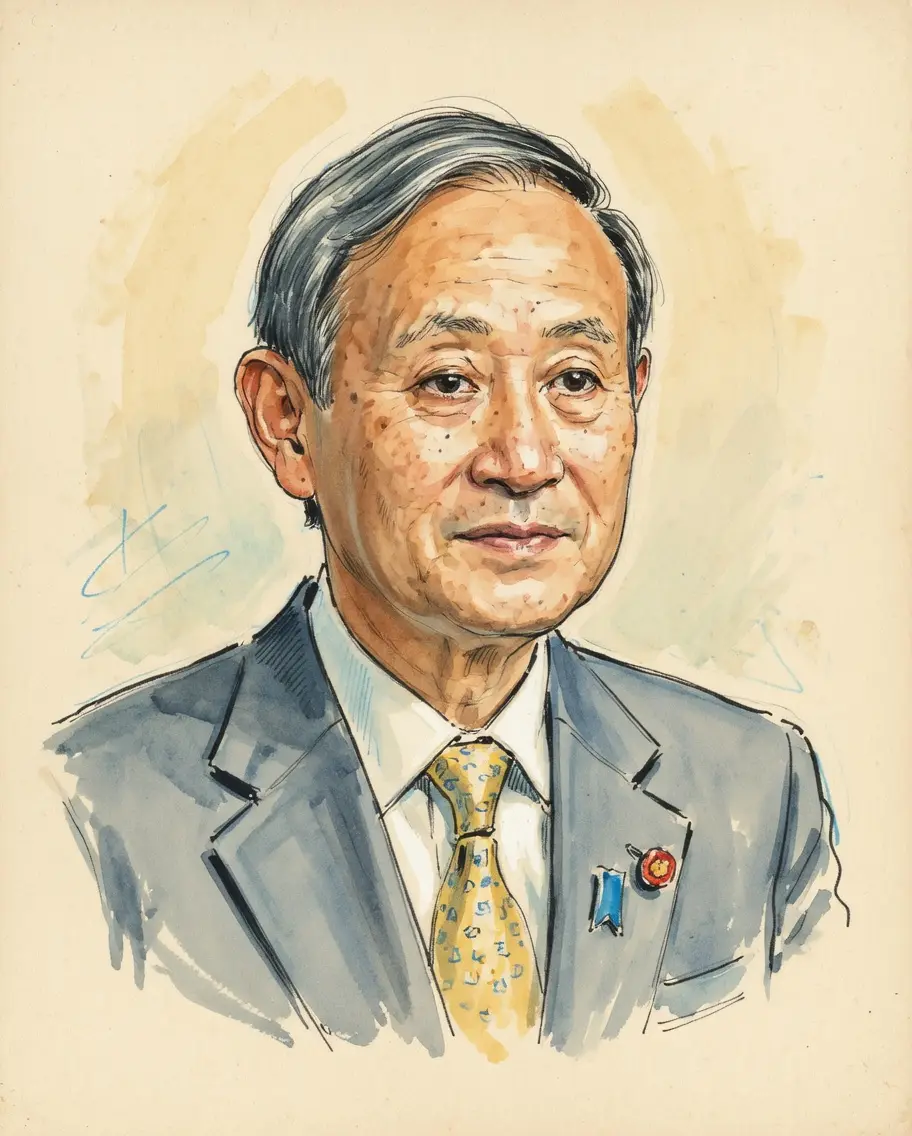 Portrait of Yoshihide Suga
