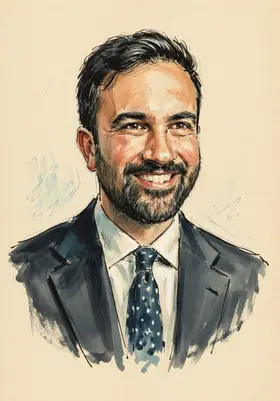 Portrait of Zohran Mamdani